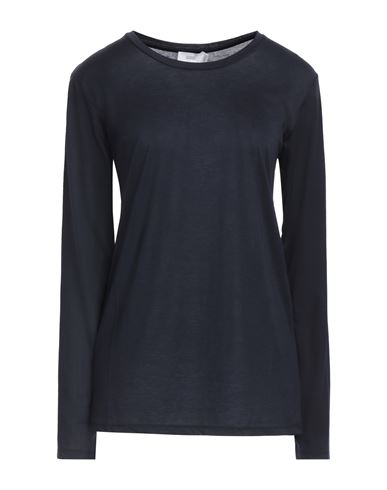Closed Woman T-shirt Midnight Blue Size S Lyocell, Cotton
