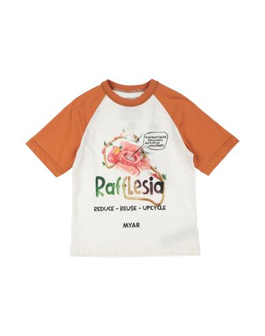 Myar Toddler Boy T-shirt Rust Size 6 Cotton, Linen In Red
