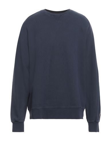 Universal Works Man Sweatshirt Midnight Blue Size Xxl Cotton