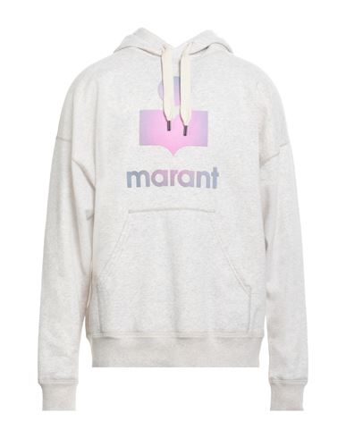Shop Isabel Marant Man Sweatshirt Cream Size M Cotton, Polyester, Polyamide In White