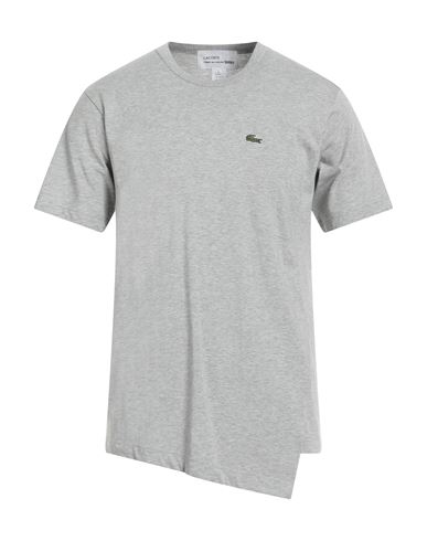 Shop Lacoste X Comme Des Garçons Shirt Man T-shirt Grey Size S Cotton