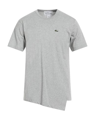 Shop Lacoste X Comme Des Garçons Shirt Man T-shirt Grey Size M Cotton