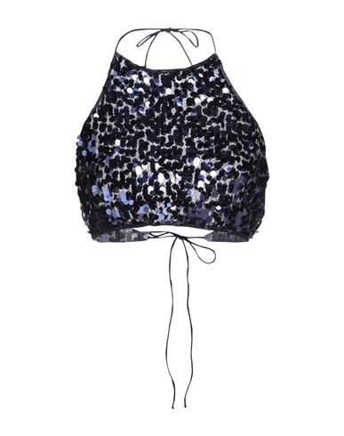 OSEREE OSÉREE WOMAN TOP NAVY SIZE XL POLYESTER 