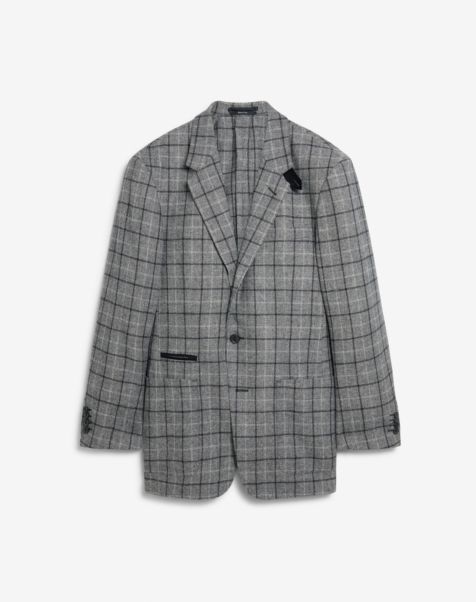 Shop Dunhill Wool Cashmere Windowpane Bourdon Sport Coat In Grey