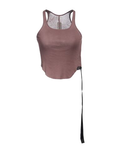 Rick Owens Drkshdw Drkshdw By Rick Owens Woman Top Cocoa Size M Cotton In Brown