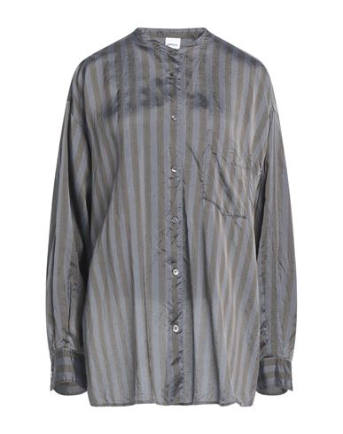 Aspesi Woman Shirt Lead Size 8 Cupro In Grey