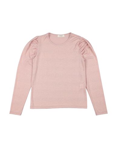 Vicolo Toddler Girl T-shirt Light Pink Size 6 Viscose, Polyester, Polyamide, Elastomultiester In Pink