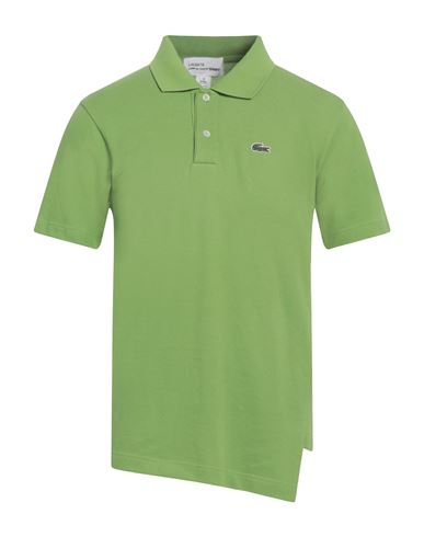 Shop Lacoste X Comme Des Garçons Shirt Man Polo Shirt Green Size L Cotton