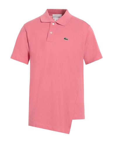 Lacoste X Comme Des Garçons Shirt Man Polo Shirt Pink Size L Cotton