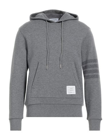 Shop Thom Browne Man Sweatshirt Grey Size 3 Virgin Wool, Wool, Elastane