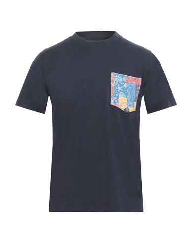 Roy Rogers Roÿ Roger's Man T-shirt Navy Blue Size S Cotton