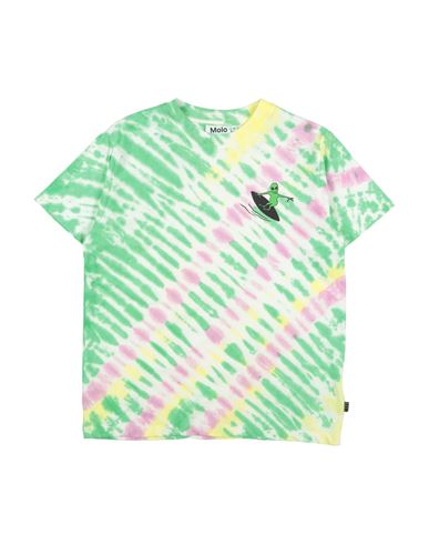 Shop Molo Toddler Boy T-shirt Green Size 7 Organic Cotton