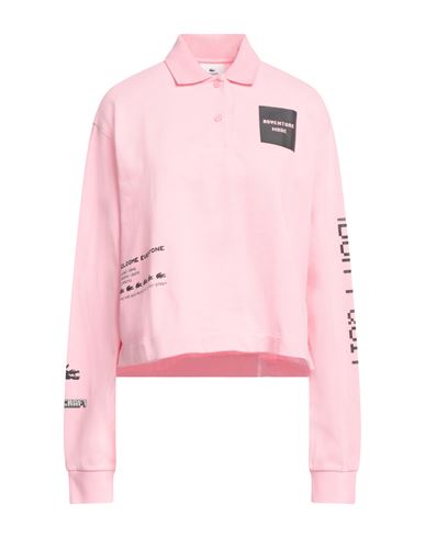 Lacoste Lve Lacoste L!ve Woman Polo Shirt Pink Size 4 Cotton, Elastane
