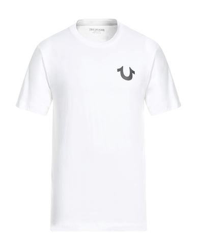 Shop True Religion Man T-shirt White Size L Cotton