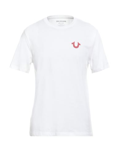 Shop True Religion Man T-shirt White Size L Cotton