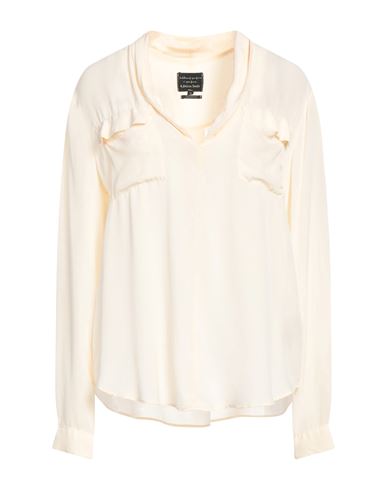 Alessia Santi Woman Shirt Cream Size 8 Viscose In White