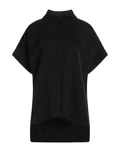 Shop Jil Sander Woman Shirt Black Size 6 Viscose