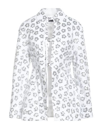 Shop Jacquemus Woman Shirt White Size 6 Cotton, Elastane, Pvc - Polyvinyl Chloride