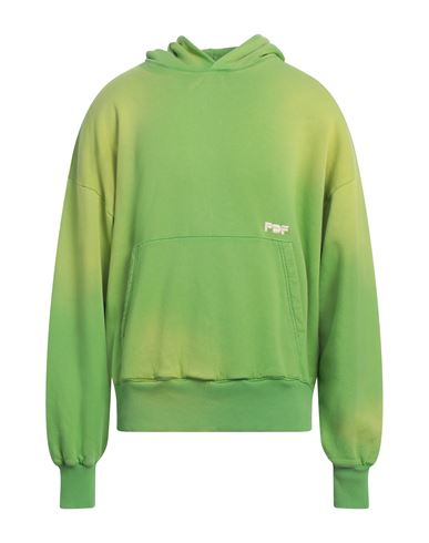 Shop Pdf Man Sweatshirt Green Size Xl Cotton