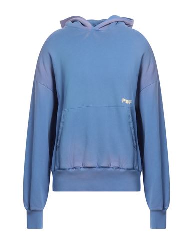 Shop Pdf Man Sweatshirt Pastel Blue Size S Cotton