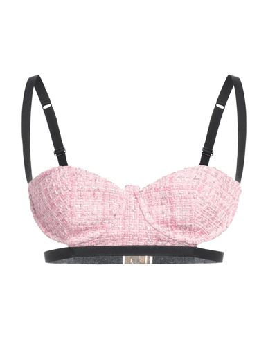 Shop Gcds Woman Top Pink Size 4 Cotton, Polyester, Acrylic, Polyamide