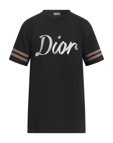 Dior Homme Man T-shirt Black Size L Cotton