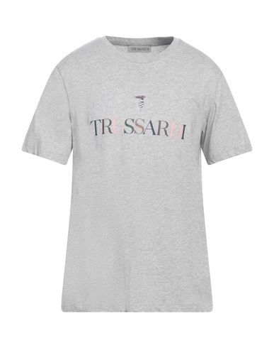Shop Trussardi Man T-shirt Grey Size 3xl Cotton