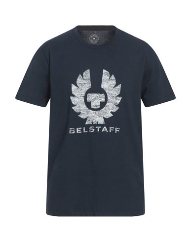 Shop Belstaff Man T-shirt Midnight Blue Size M Cotton