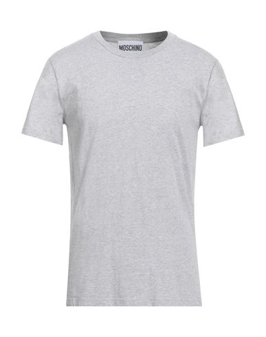 Shop Moschino Man T-shirt Light Grey Size 44 Cotton