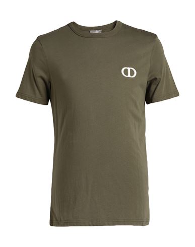 Dior Homme Man T-shirt Military Green Size Xl Cotton