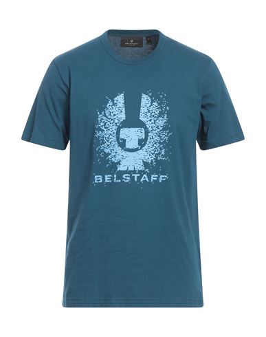 Shop Belstaff Man T-shirt Deep Jade Size L Cotton In Green