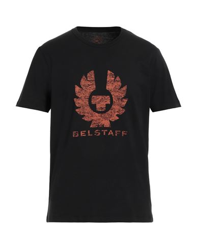 Shop Belstaff Man T-shirt Black Size S Cotton