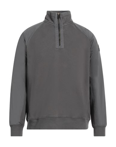Shop Belstaff Man Sweatshirt Grey Size Xxl Cotton, Elastane