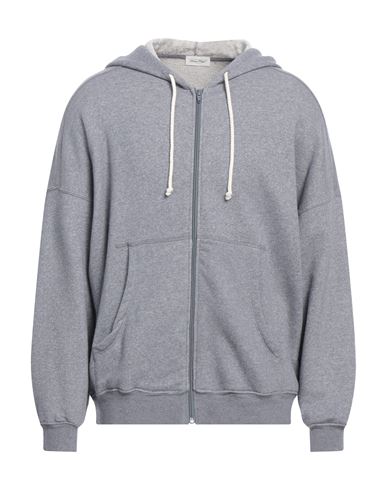 American Vintage Man Sweatshirt Grey Size S/m Organic Cotton, Polyester, Elastane In Gray