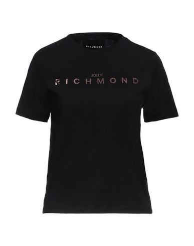 Shop John Richmond Woman T-shirt Black Size Xl Cotton