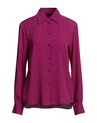 Shop Pinko Woman Shirt Purple Size 6 Acetate, Silk