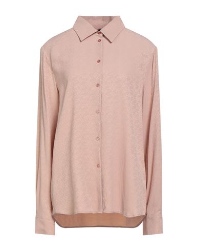 Pinko Woman Shirt Blush Size 8 Acetate, Silk In Pink