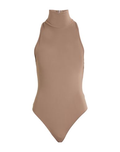 The Andamane Woman Bodysuit Taupe Size L Polyamide, Elastane