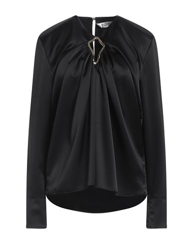 Shop Lanvin Woman Top Black Size 4 Triacetate, Polyester