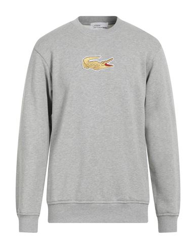 Shop Lacoste X Comme Des Garçons Shirt Man Sweatshirt Grey Size Xl Cotton