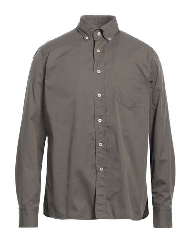 Shop Alessandro Gherardi Man Shirt Military Green Size M Cotton