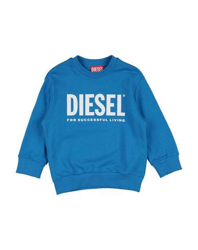 Diesel Toddler Sweatshirt Azure Size 6 Cotton, Elastane In Blue