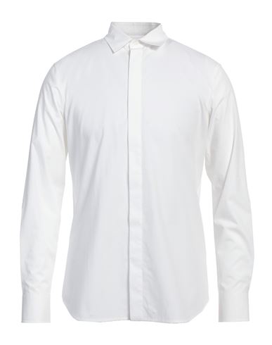 Valentino Garavani Men Shirt With Rockstud Untitled Studs In White