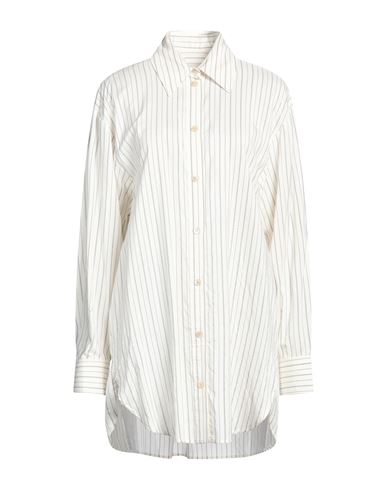 Shop Isabel Marant Woman Shirt Ivory Size 8 Silk, Cupro In White