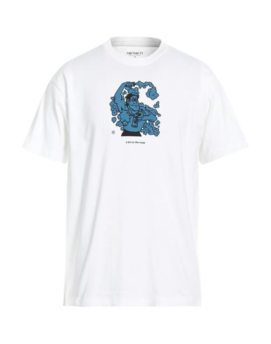 Carhartt Man T-shirt White Size L Cotton