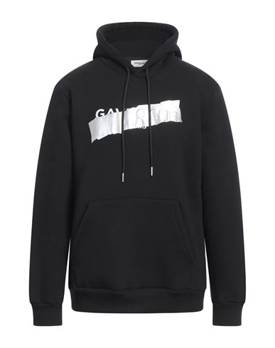 Gavroche Paris Man Sweatshirt Black Size S Cotton In Neutral