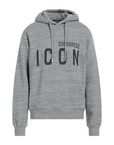 Dsquared2 Man Sweatshirt Grey Size L Cotton