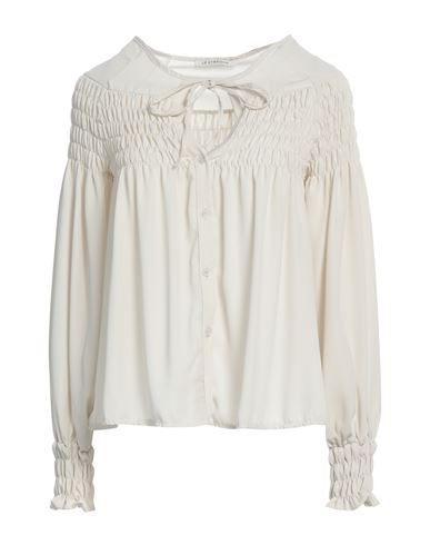 Le Streghe Woman Shirt Ivory Size S Polyester In Neutral