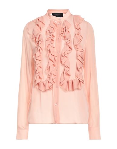 Rochas Woman Shirt Light Pink Size 8 Silk