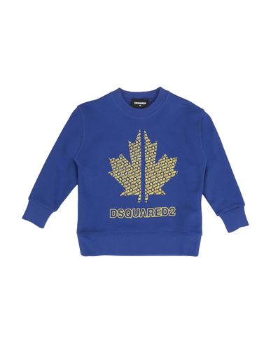 Dsquared2 Toddler Sweatshirt Blue Size 4 Cotton, Elastane In Blue